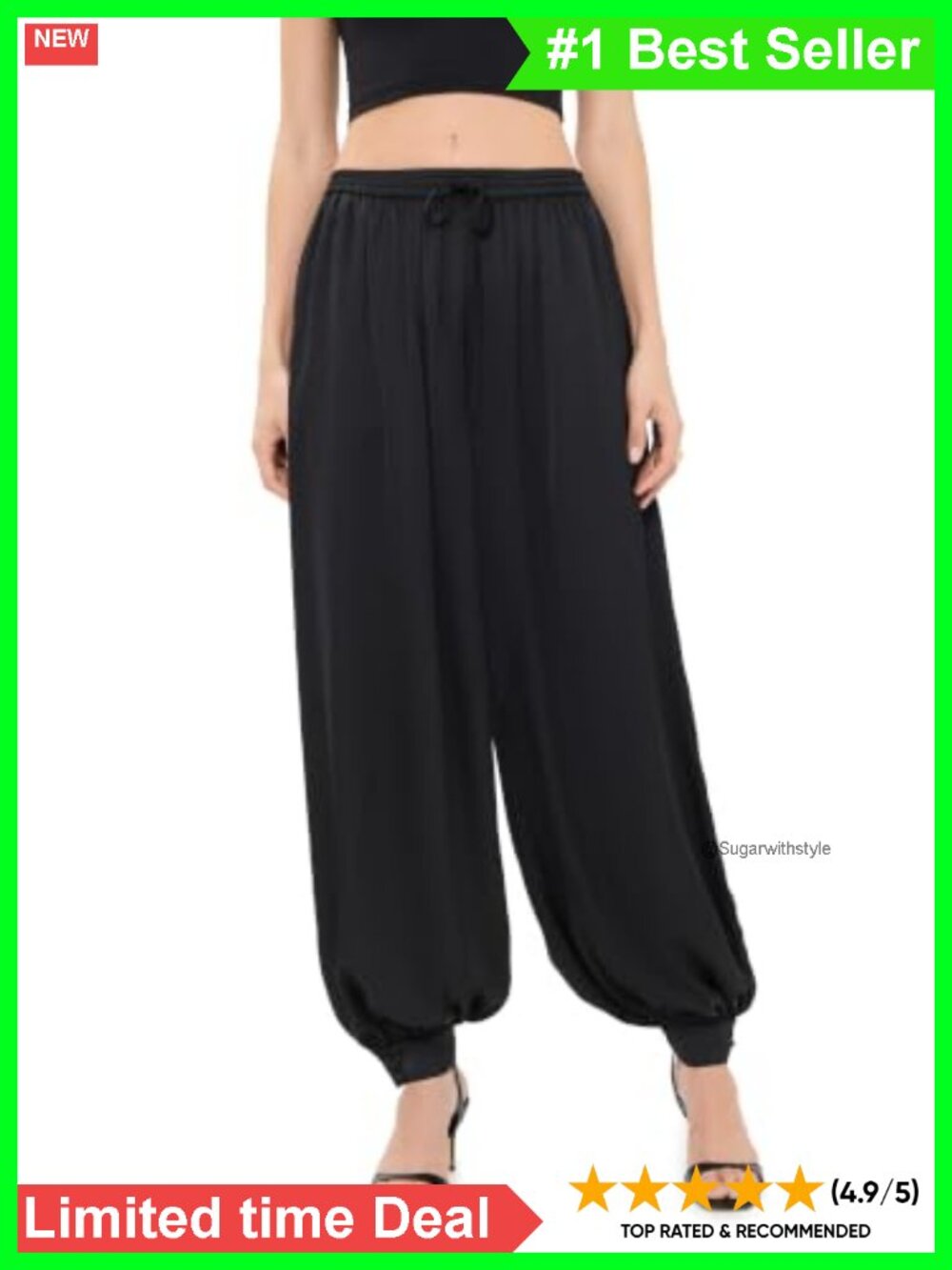 Satin Balloon Pants
